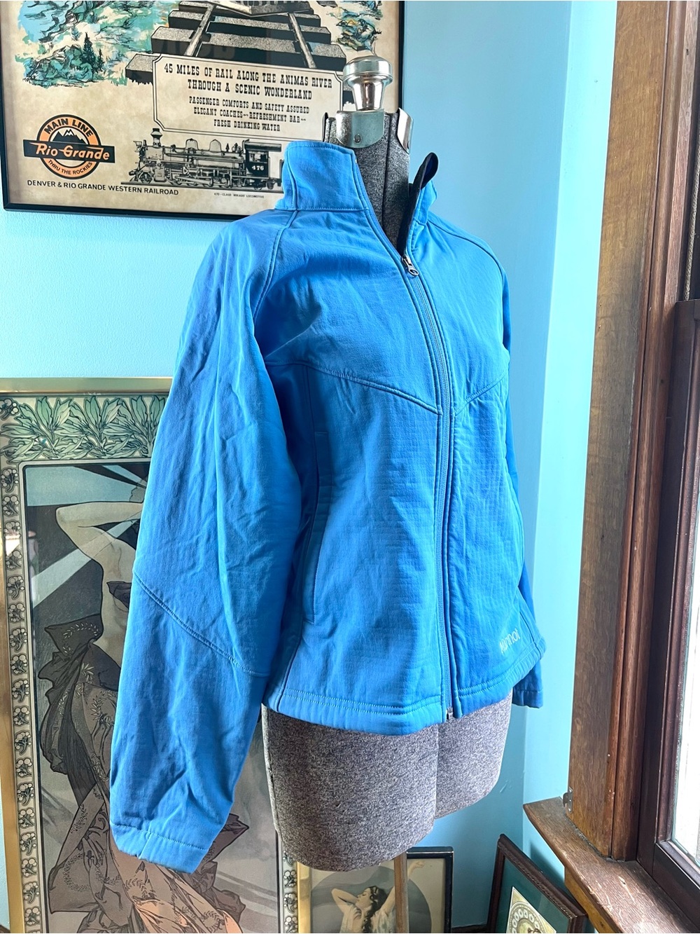 Marmot Bright Blue Full-Zip Utility Jacket